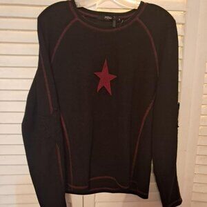 GUYS JADED LONDON STARSTRUCK BLACK T SHIRT TOP XL NEW